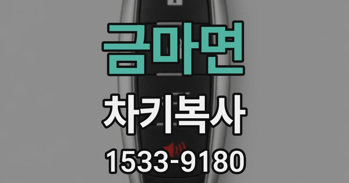 금마면 차키복사