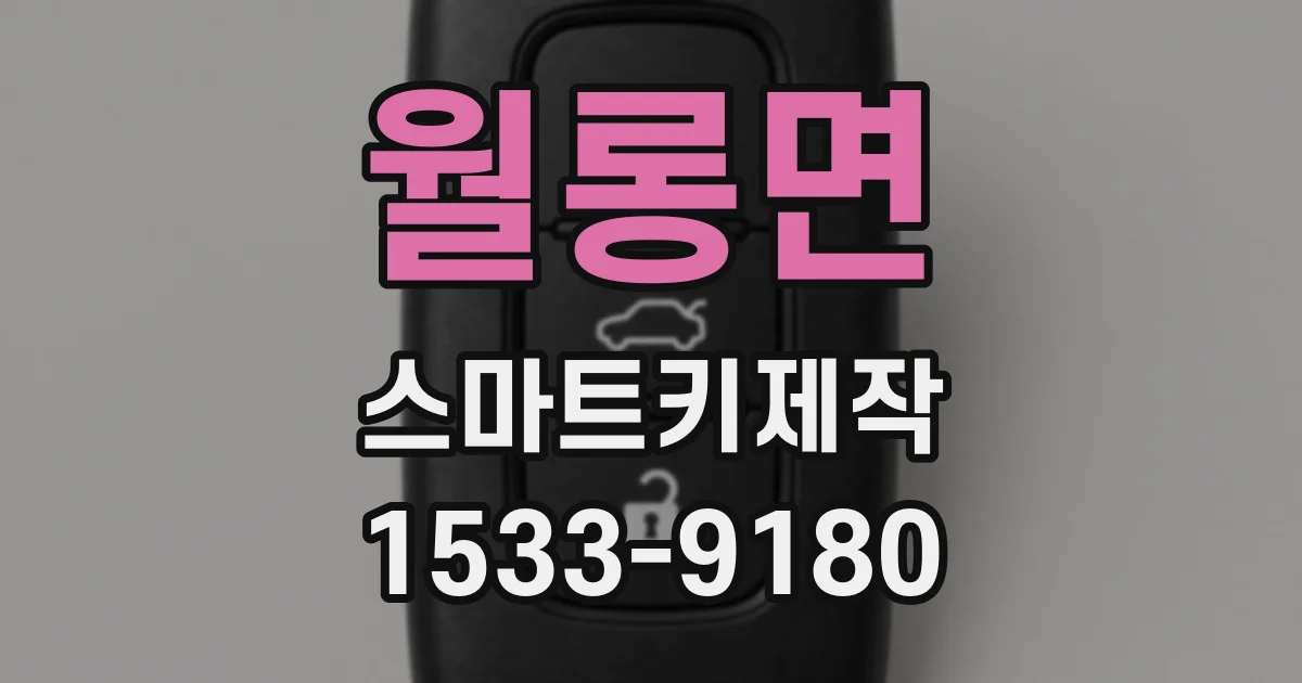 월롱면 스마트키제작