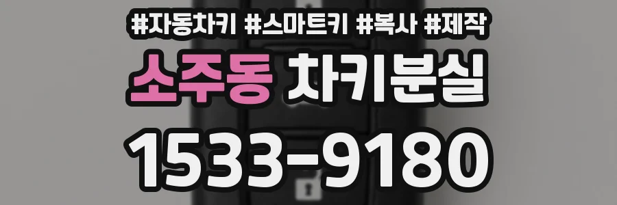 소주동 차키분실
