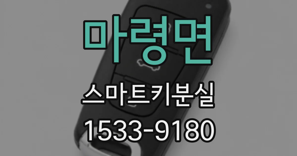 마령면 스마트키분실