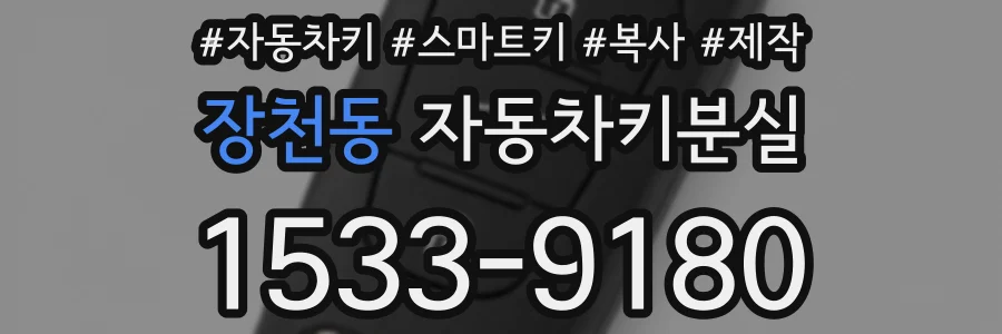 장천동 자동차키분실