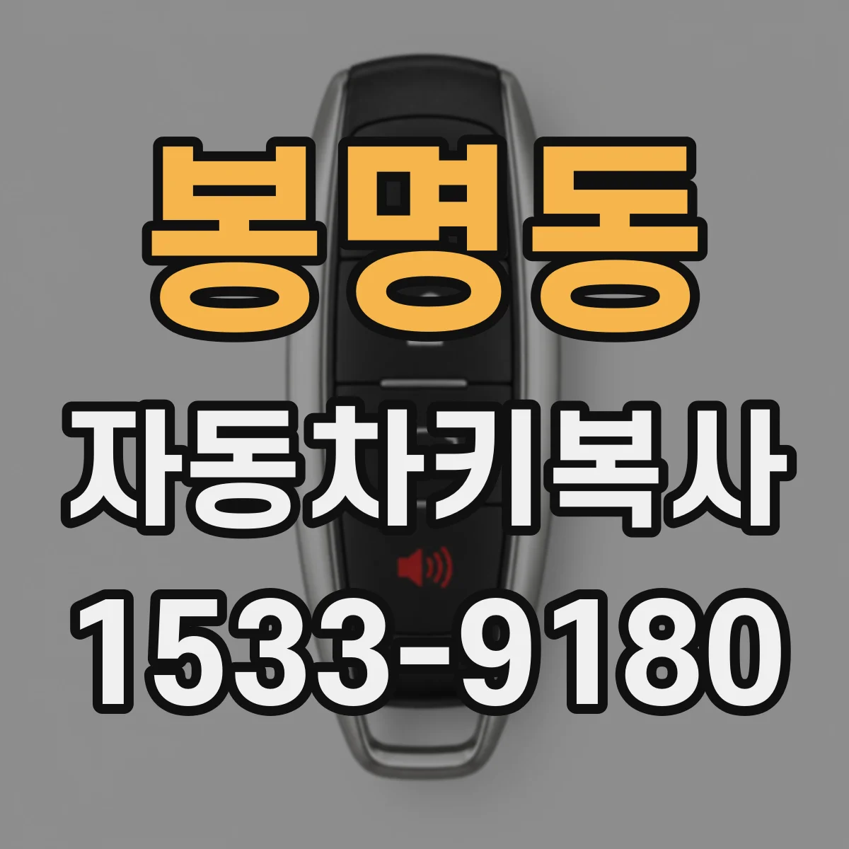 봉명동 자동차키복사