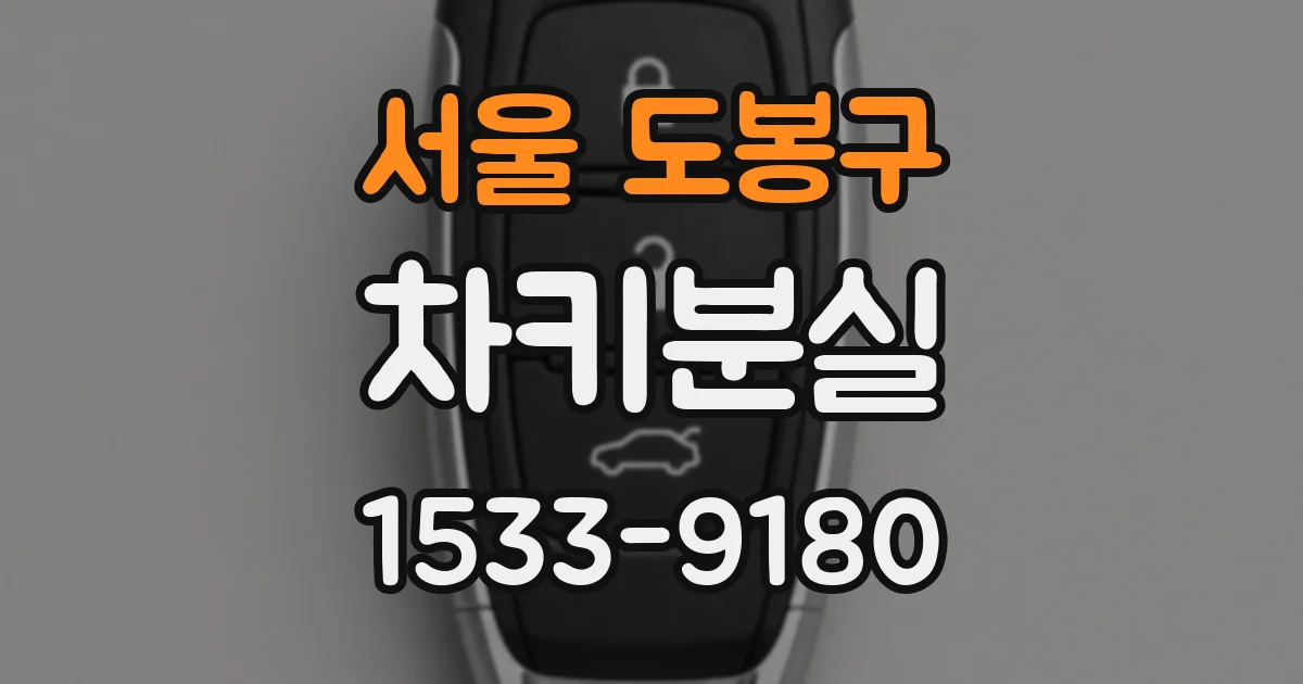 서울 도봉구 차키분실
