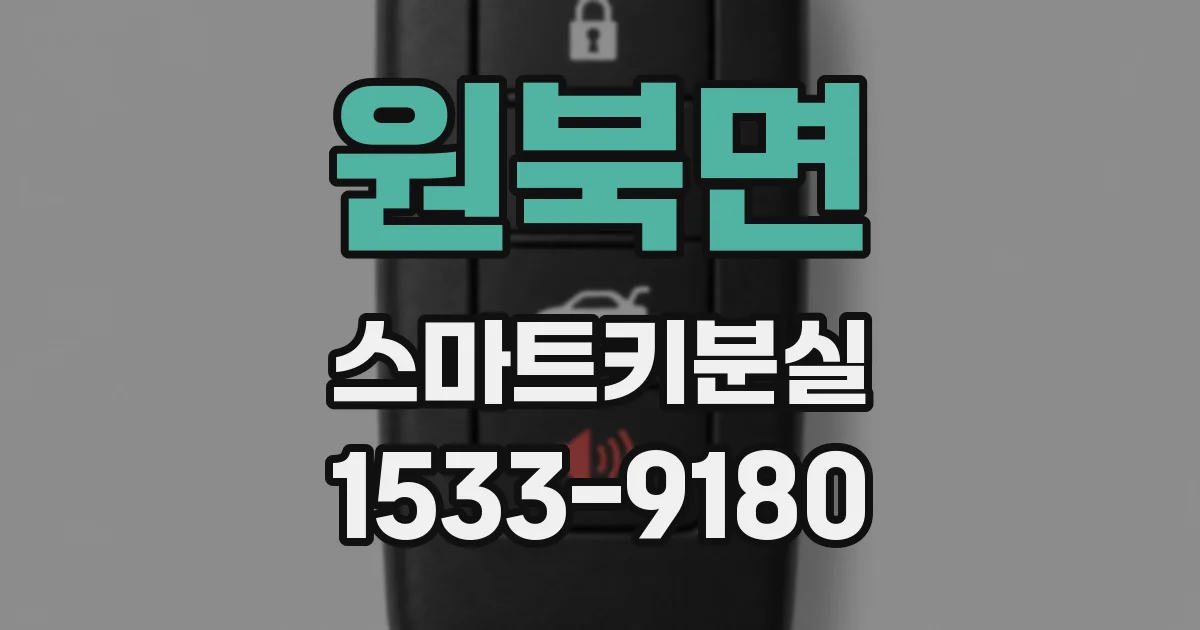원북면 스마트키분실