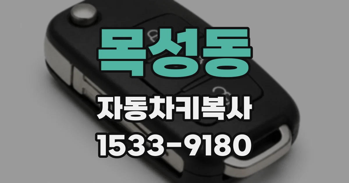 목성동 자동차키복사