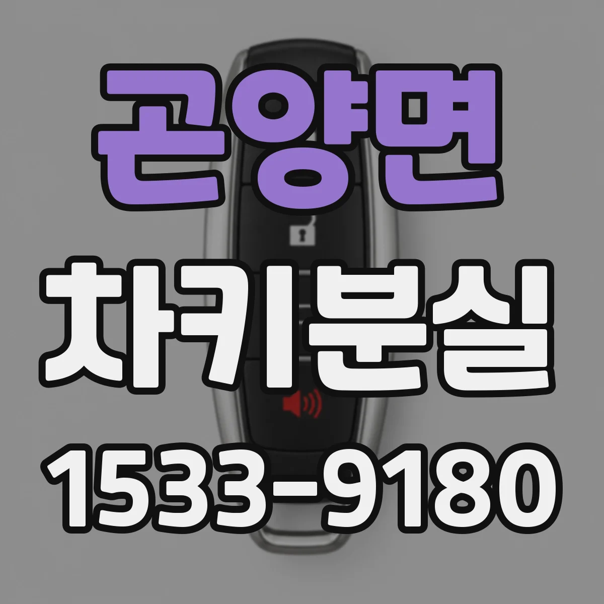 곤양면 차키분실