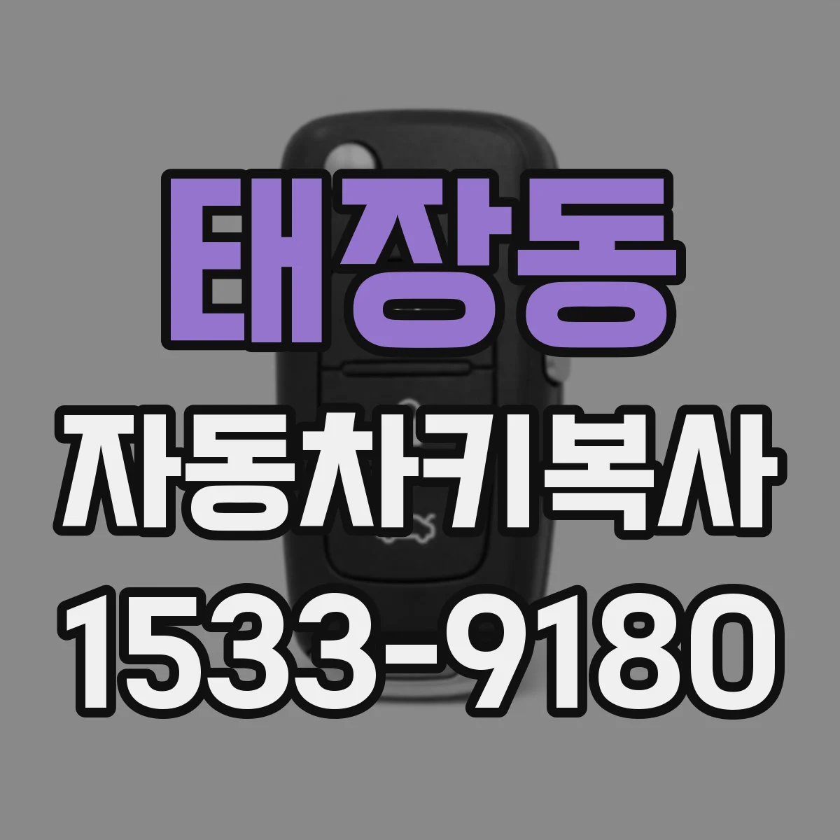 태장동 자동차키복사