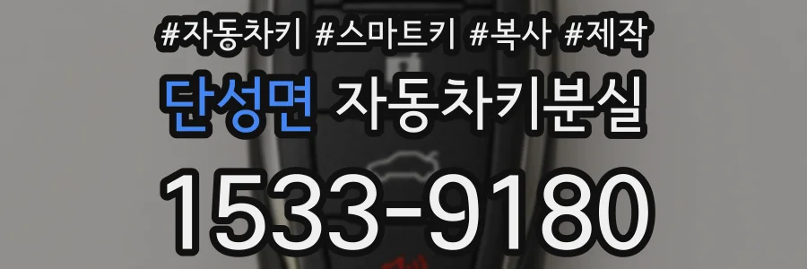 단성면 자동차키분실