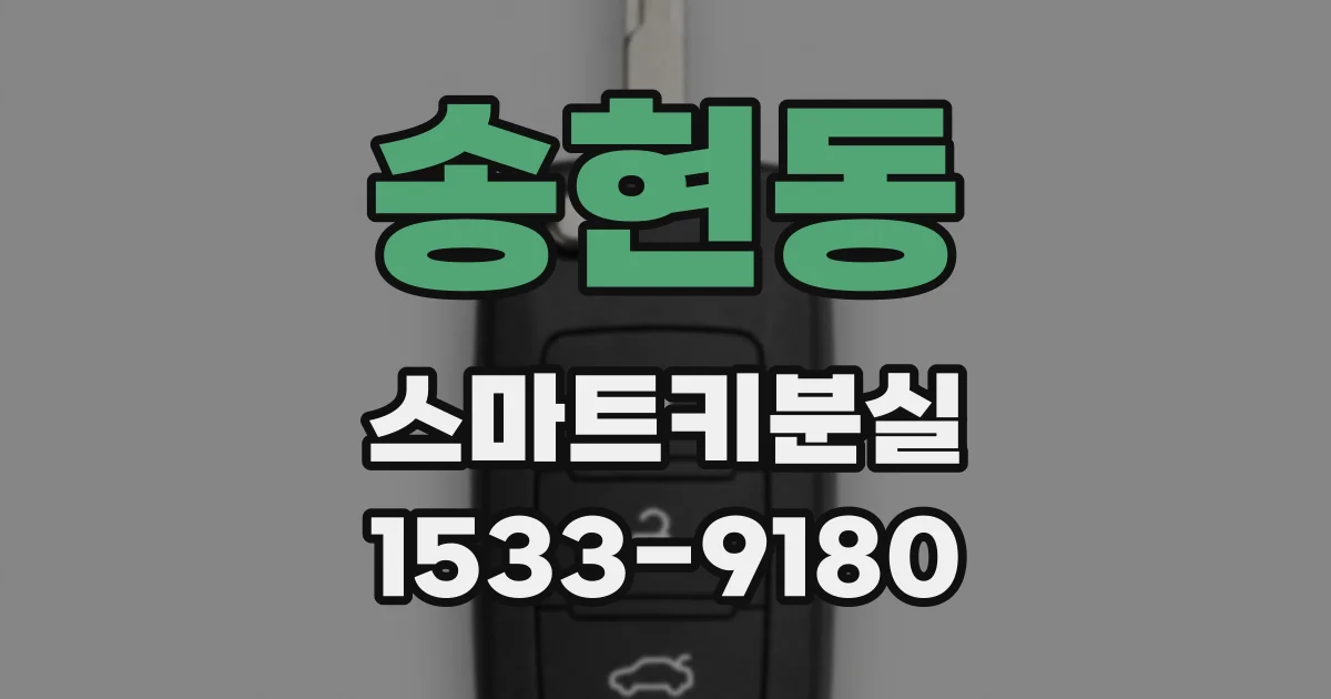 송현동 스마트키분실