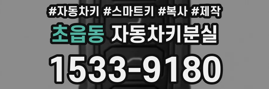 초읍동 자동차키분실