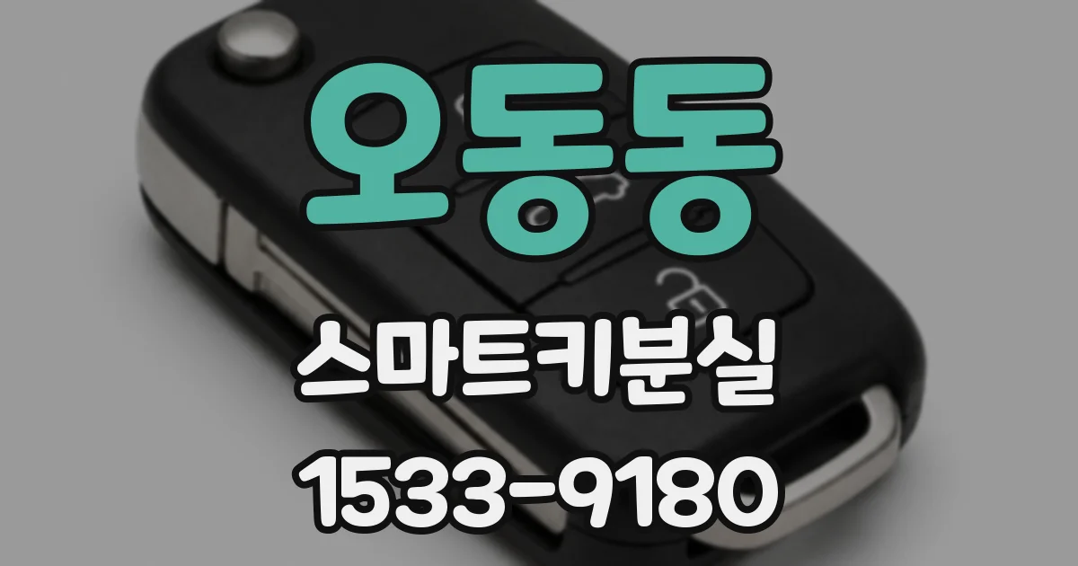 오동동 스마트키분실