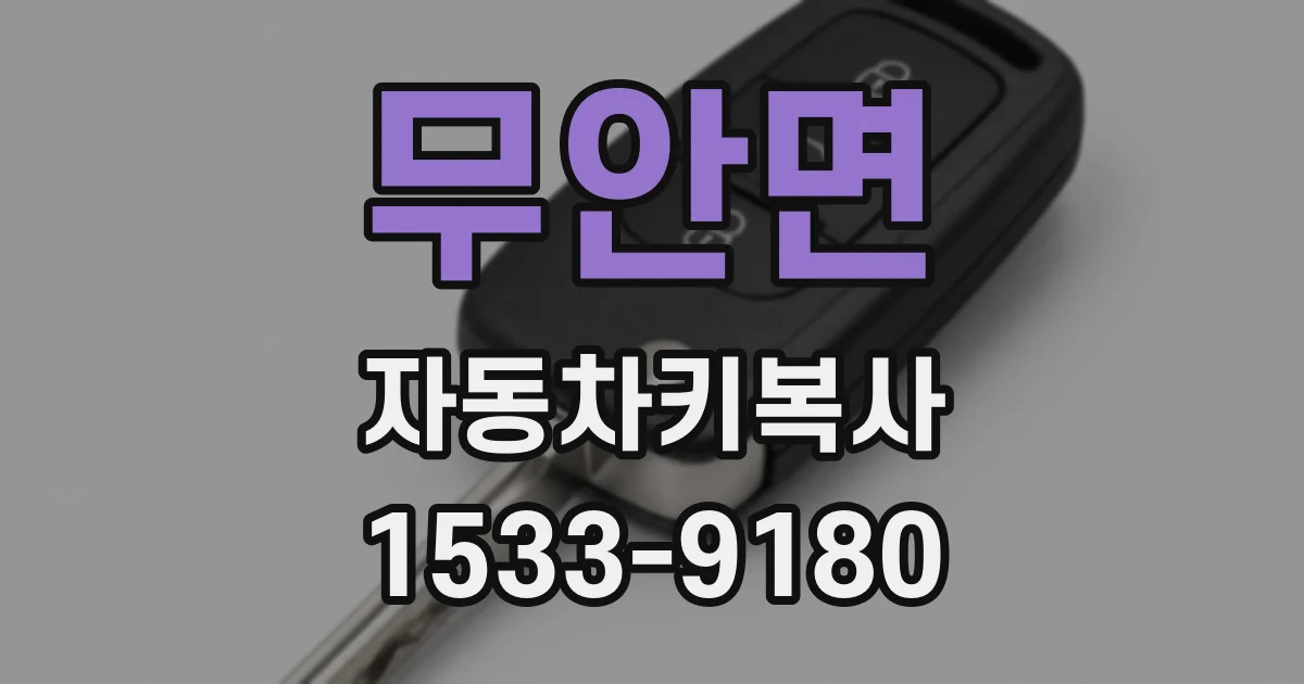무안면 자동차키복사