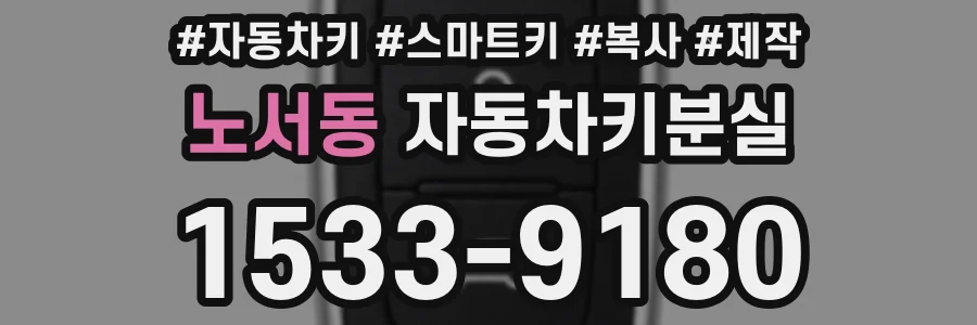 노서동 자동차키분실