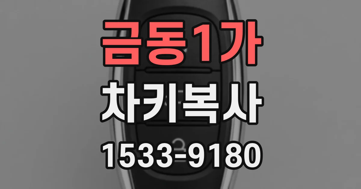 금동1가 차키복사