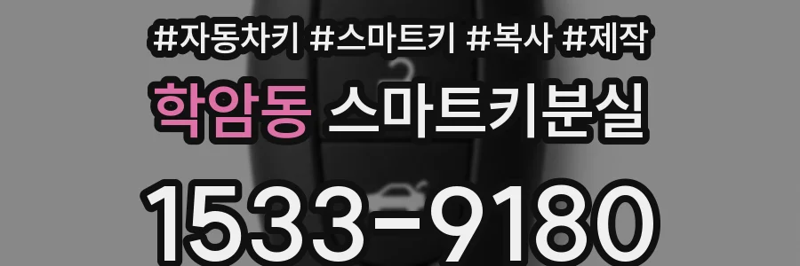학암동 스마트키분실
