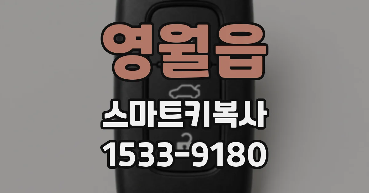 영월읍 스마트키복사