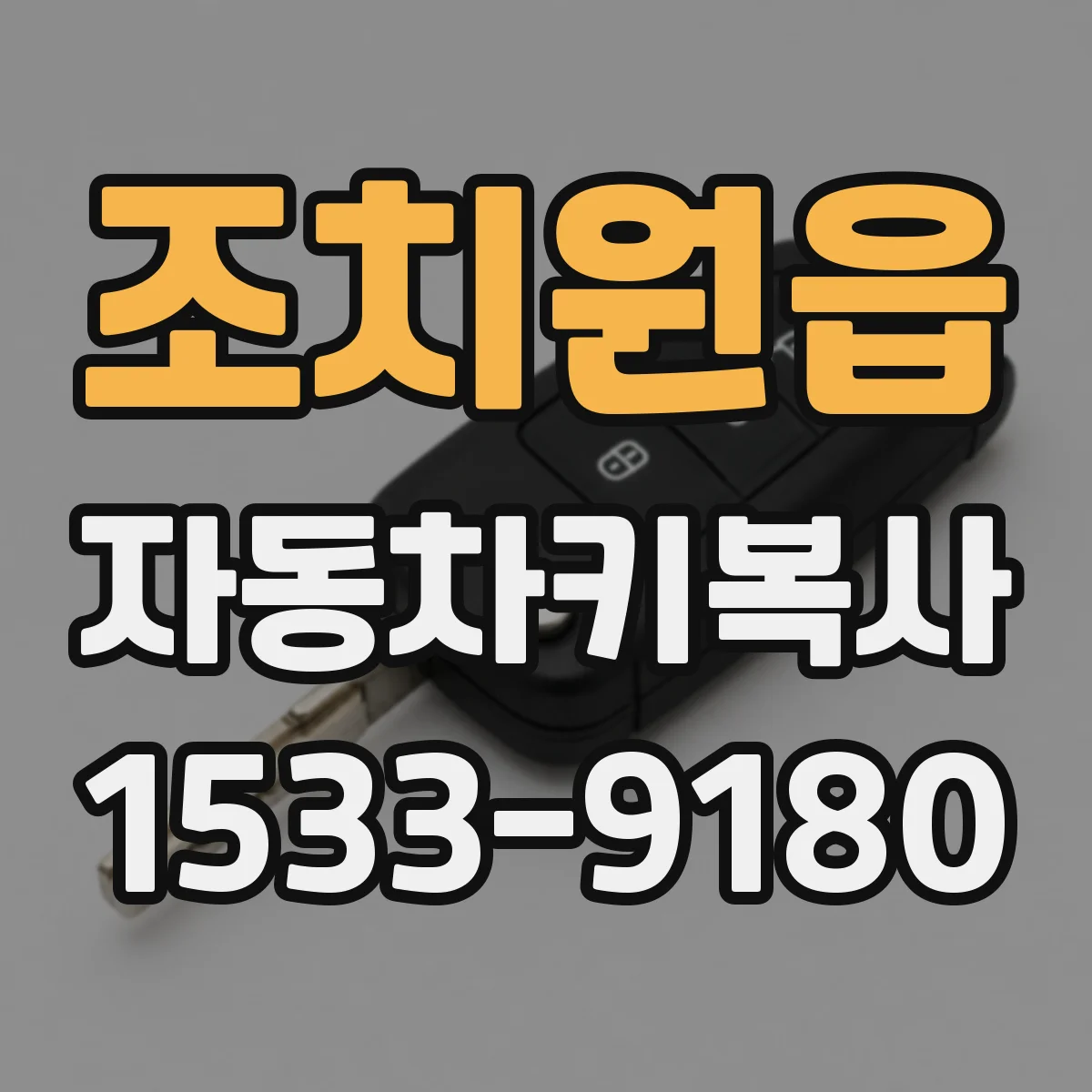 조치원읍 자동차키복사
