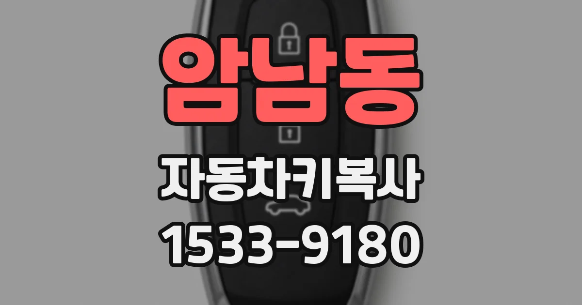 암남동 자동차키복사