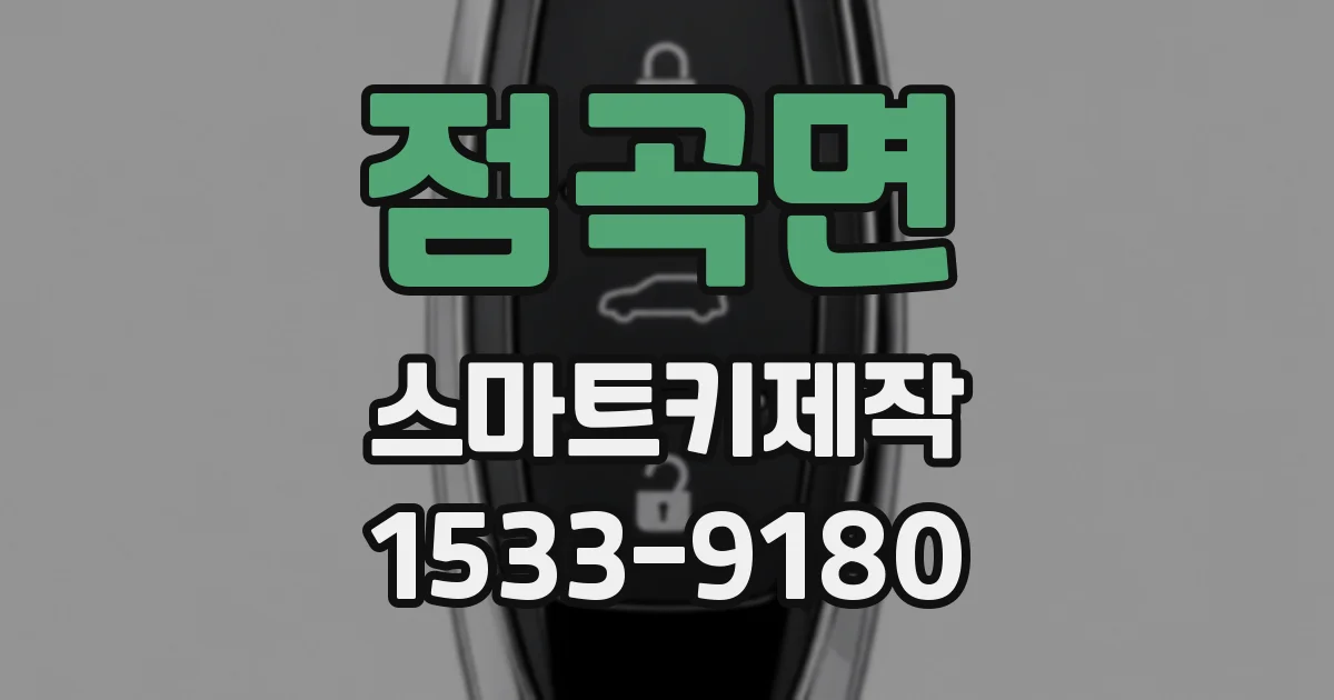점곡면 스마트키제작