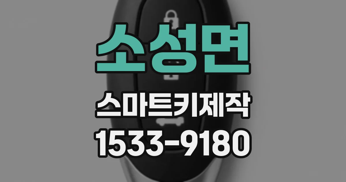 소성면 스마트키제작