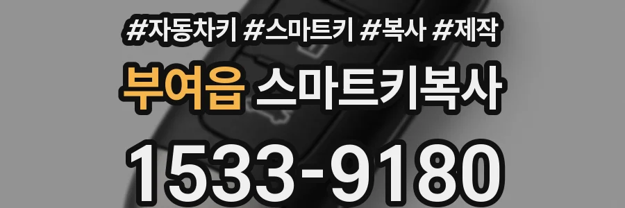 부여읍 스마트키복사