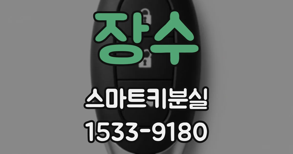 장수 스마트키분실