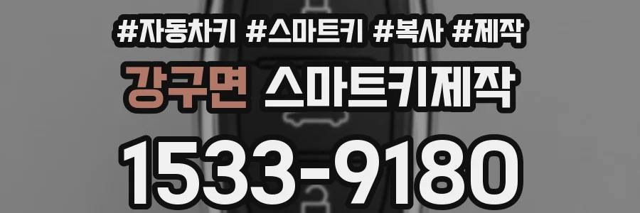강구면 스마트키제작