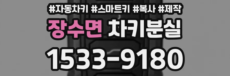 장수면 차키분실