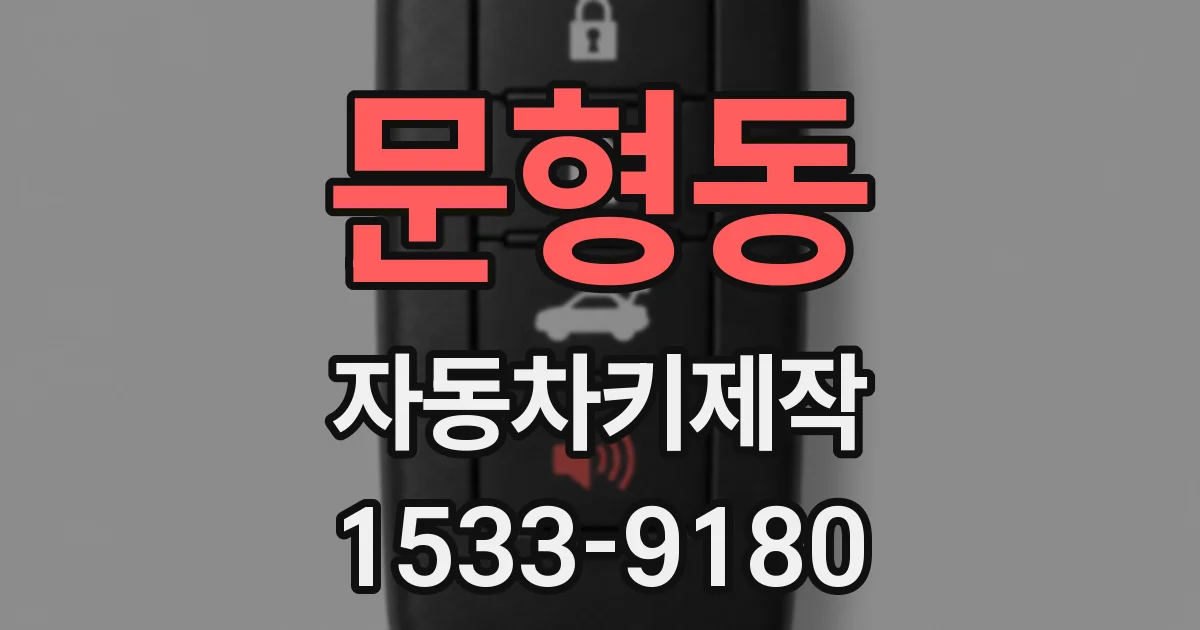 문형동 자동차키제작