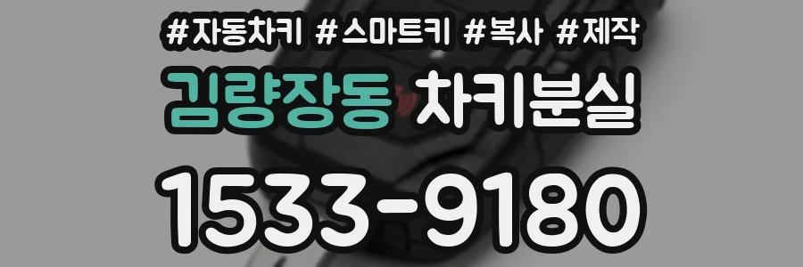 김량장동 차키분실