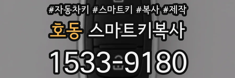 호동 스마트키복사