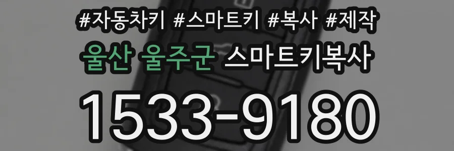 울산 울주군 스마트키복사