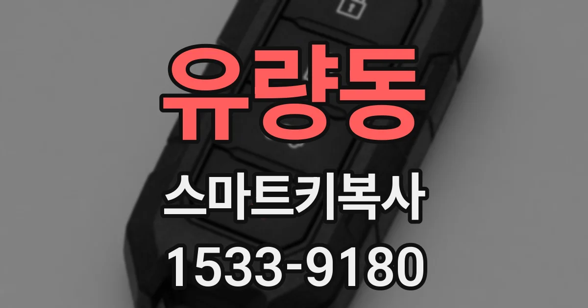 유량동 스마트키복사