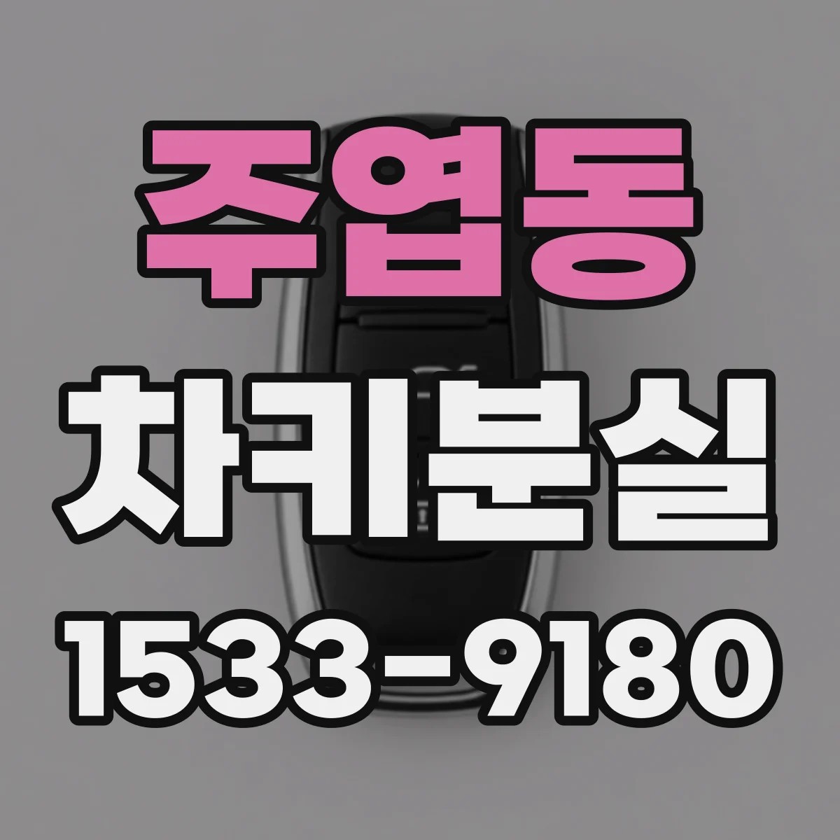 주엽동 차키분실