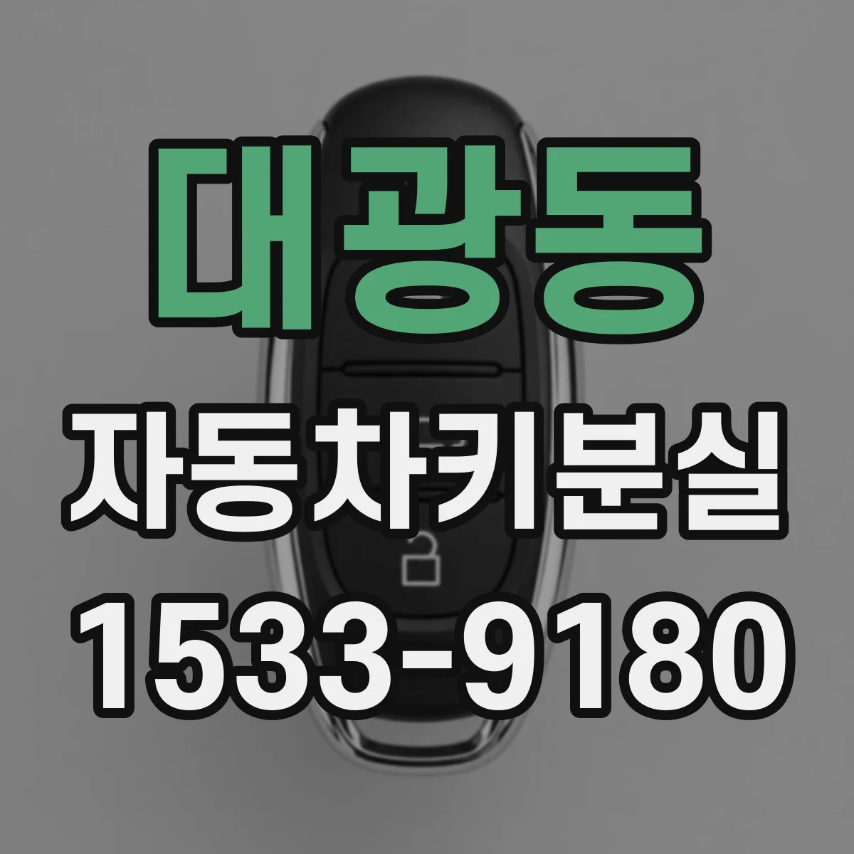 대광동 자동차키분실