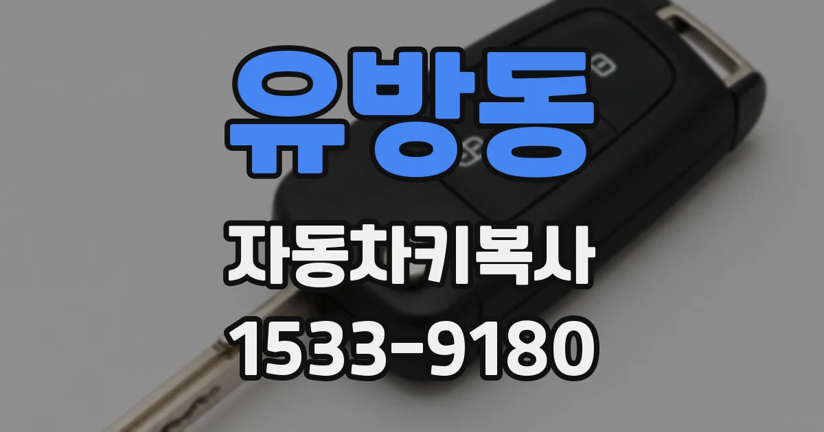 유방동 자동차키복사
