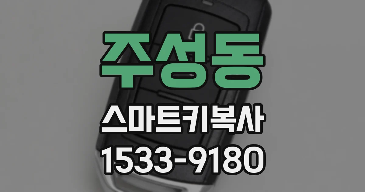 주성동 스마트키복사