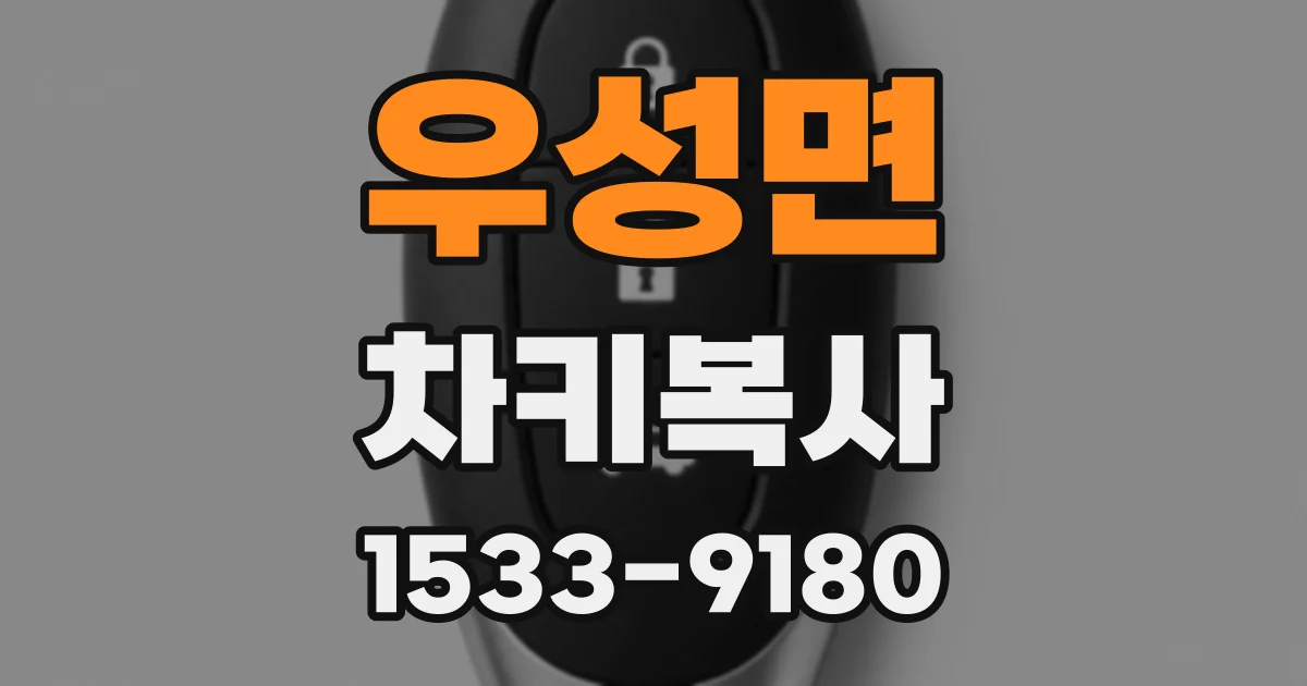 우성면 차키복사