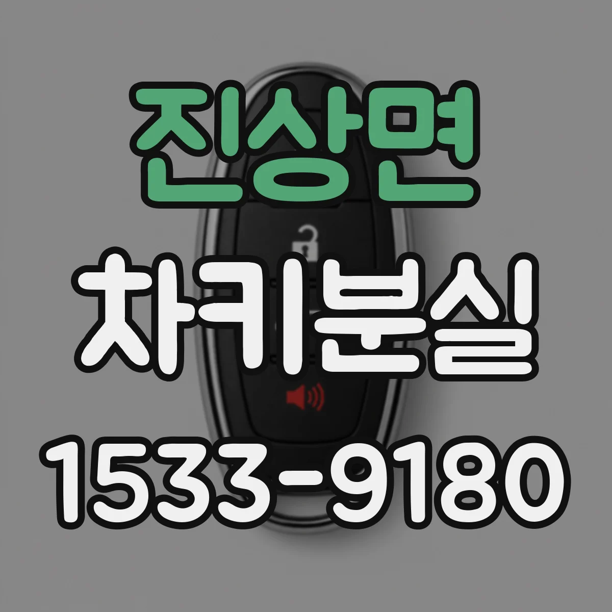 진상면 차키분실