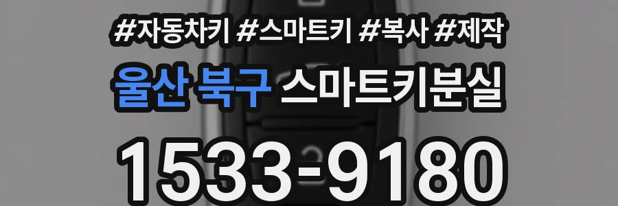 울산 북구 스마트키분실