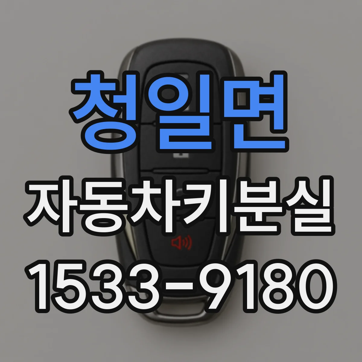 청일면 자동차키분실