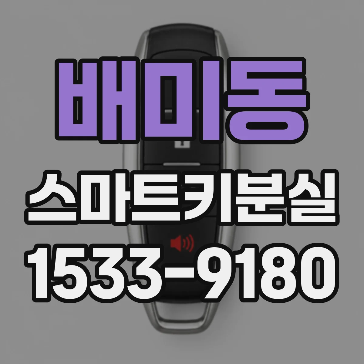 배미동 스마트키분실