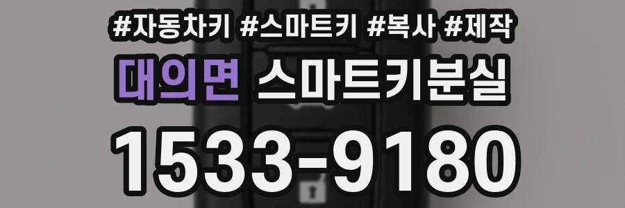 대의면 스마트키분실
