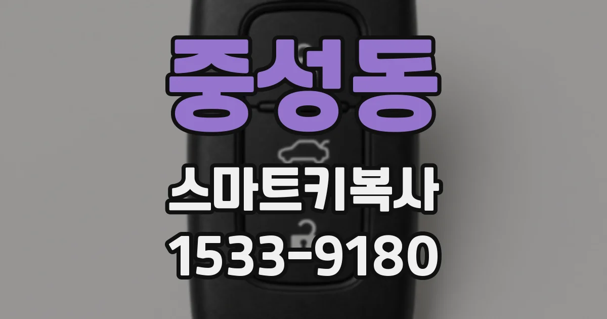 중성동 스마트키복사
