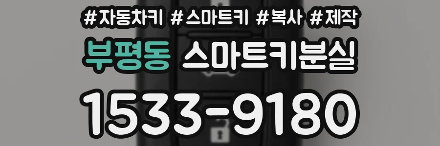 부평동 스마트키분실