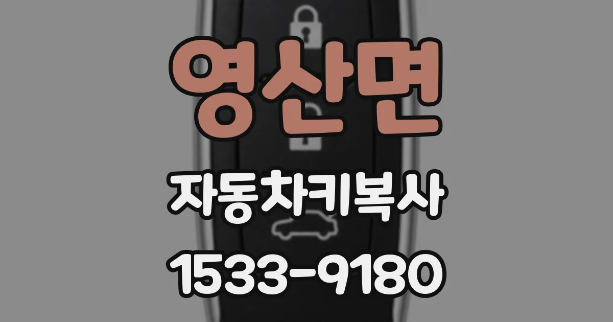 영산면 자동차키복사