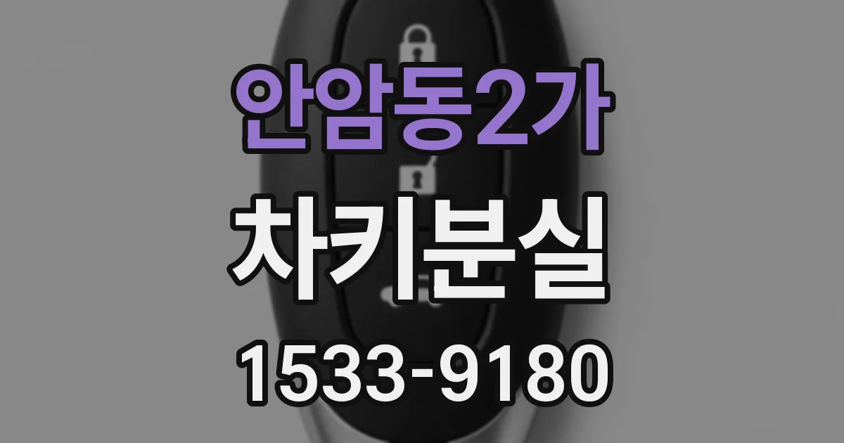 안암동2가 차키분실