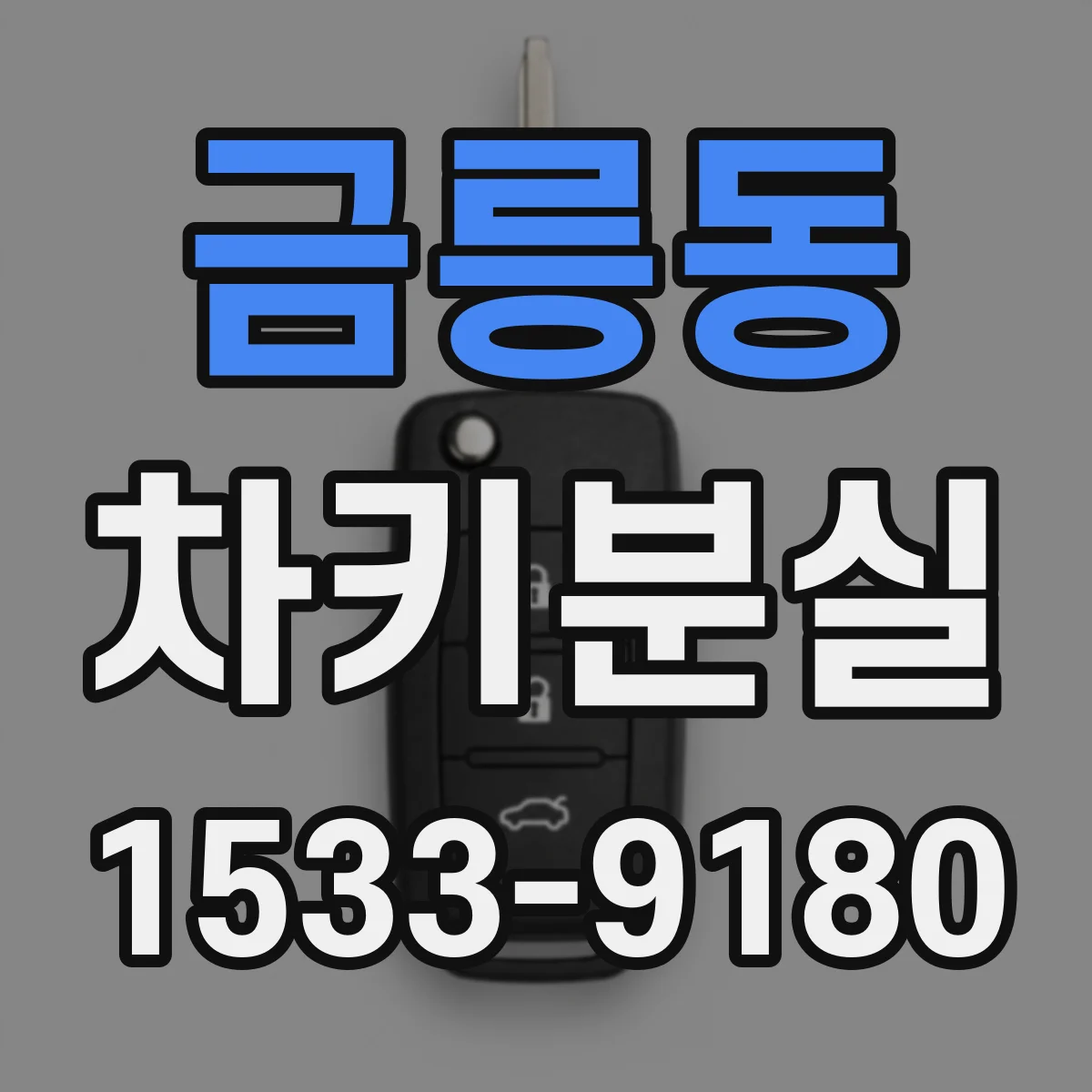 금릉동 차키분실