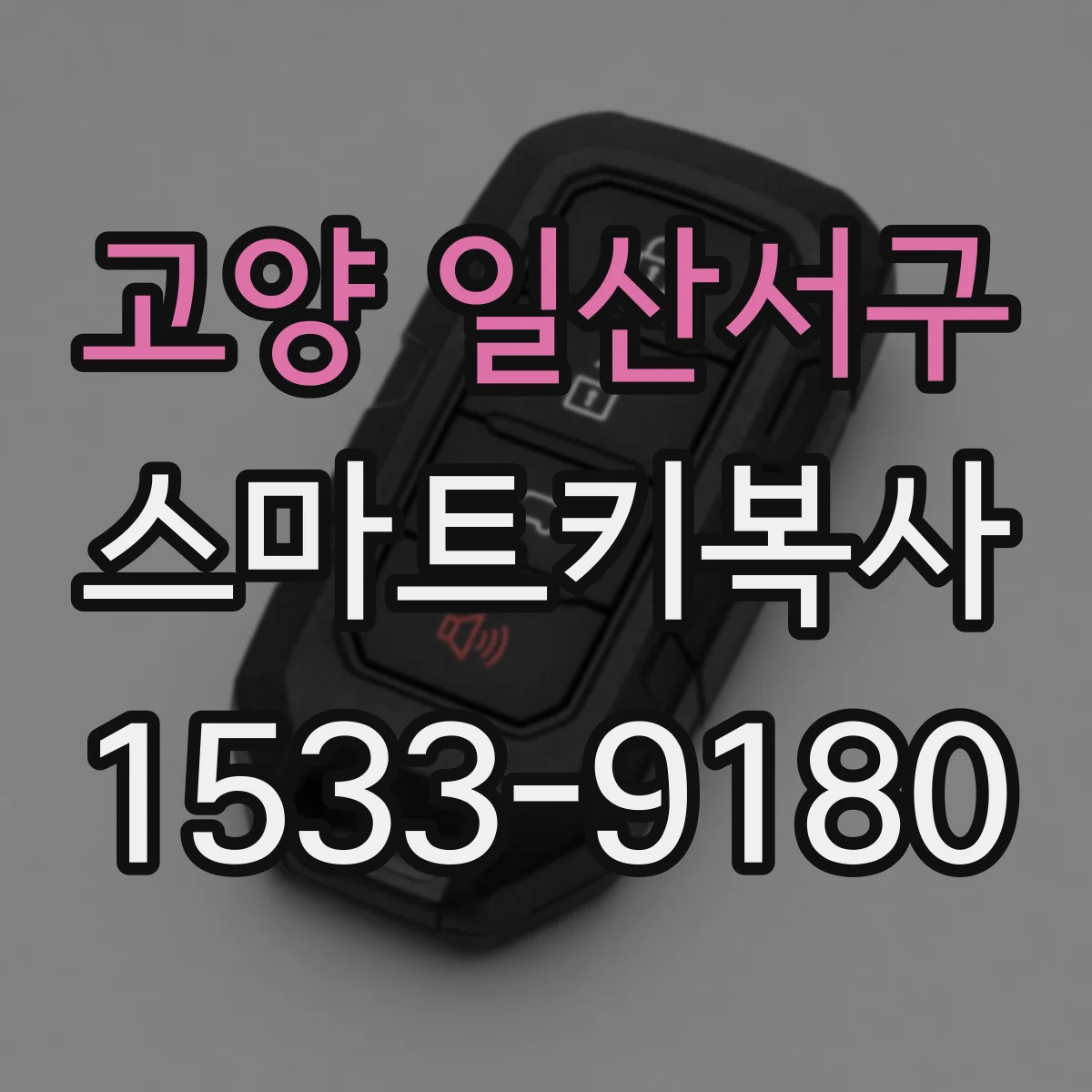 고양 일산서구 스마트키복사