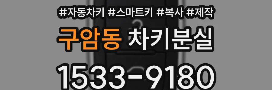구암동 차키분실